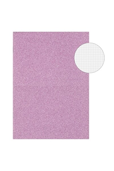 SHOPIENS Mathematics Notebook A5, Fuchsia Glitter Cover, 40 Sheets
