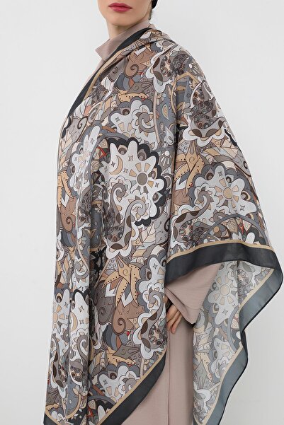 Aisha's Design Patterned Voile Shawl, Sal-110