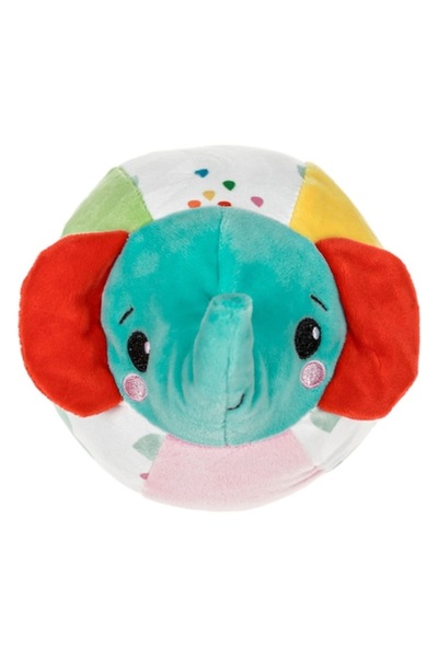 OEM Rattle Ball, Fisher , Elephant Model, Multicolor, 12 cm