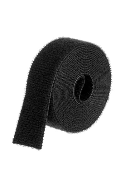 OEM Banda Fixare cu Scai, Negru, Latime 2 cm, Lungime 2 m, Pretaiata 2,5 cm