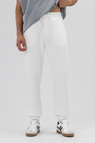 VAMOSCLO Basic Elasticated Leggings Bottom Ecru