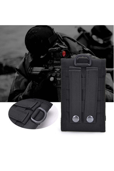 OEM Tactical sports bag, 17 x 9 x 2 cm, waterproof, Oxford fabric, black