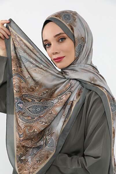 Aisha's Design Patterned Voile Shawl, Sal-121