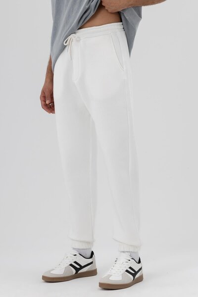 VAMOSCLO Basic Elasticated Leggings Bottom Ecru