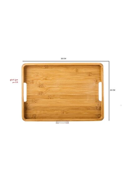 ORIAN Banbo wood serving tray, size 38 X 28