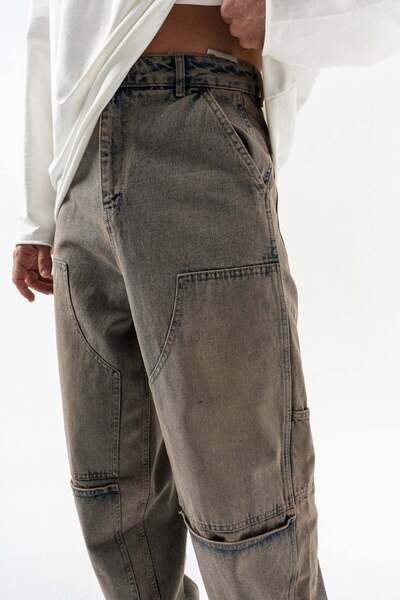 go gang own Grindcore Cep Detaylı Baggy Jean Pantolon