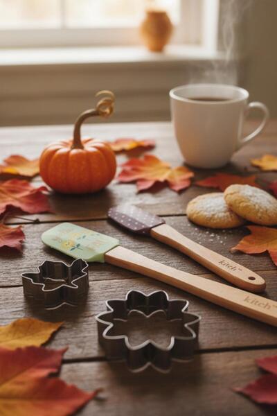 EWs 4-Piece Silicone Cookie Mold Spatula Set