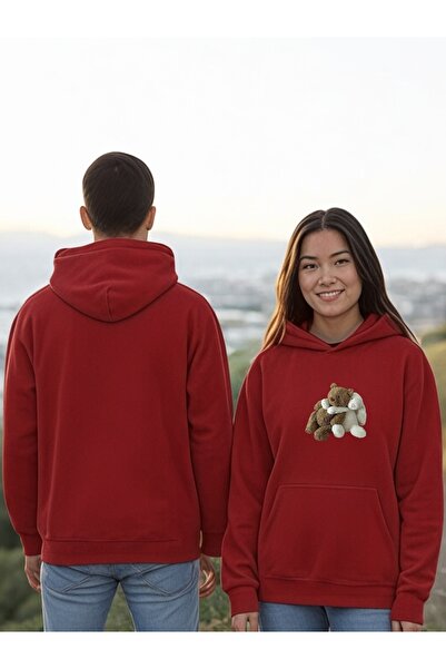 ArtYus Ursuleți de pluș colorați cu imprimeu cu glugă Swea tricou