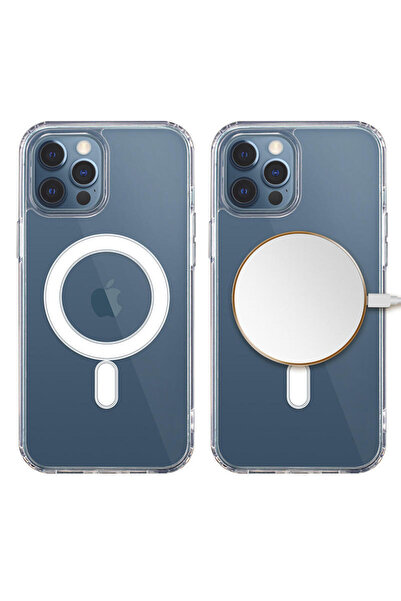 Mobcos Iphone Clear Case with MagSafe Slim Protective Lightweight,Magnetic Charging Compatible 16 Pro