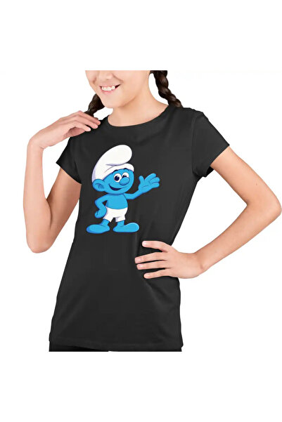 OEM Tricou Copii Fete Strumf Vesel