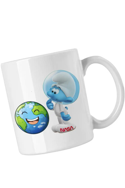 OEM Smurfs Space Astronaut Mug