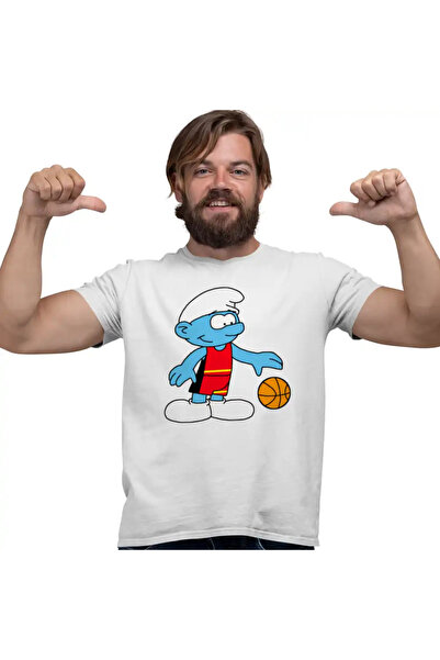 OEM Tricou Barbati Strumfii Baschet Strumpii