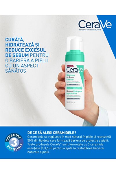 CeraVe Air Foam Cleanser, 148 ml