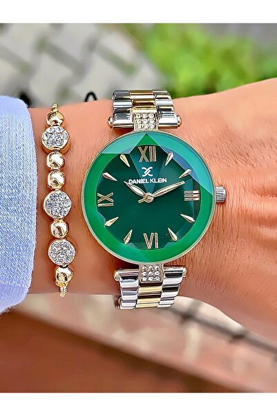 Daniel Klein Cut Glass 3 Atm Water Resistant Steel Band Suitable for Daily Use Women's Wristwatch