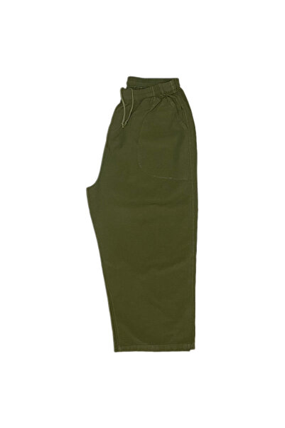 DUXA %100 PAMUK, KETEN KUMAŞTAN BELİ LASTİKLİ VE BAĞCIKLI KADIN KAPRİ PANTOLON(SOLMA VE ÇEKME YAPMAZ)