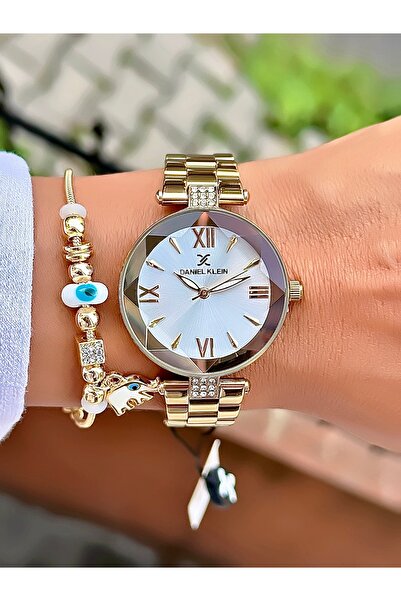 Daniel Klein Cut Glass 3 Atm Water Resistant Steel Band Suitable for Daily Use Women's Wristwatch