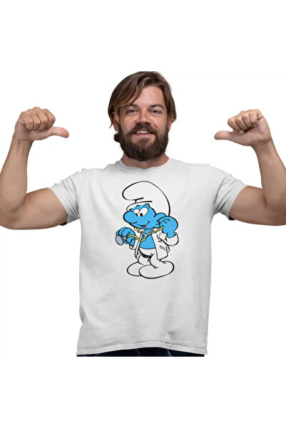 OEM Tricou Barbati Strumfii Doctor Medic