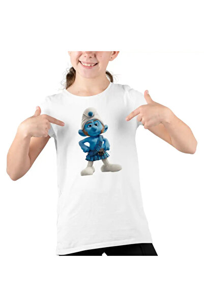 OEM Tricou Copii Fete Strumfii Scotianul Roscatul