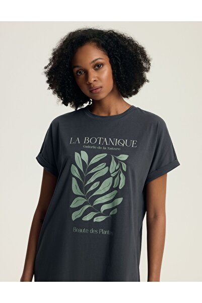 Henderson Women's Sleep Dress Shirt Nightgown Short Sleeve 100% Cotton Relaxed Fit | Danna