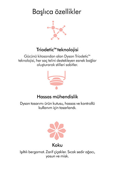DYSON Chitosan™ şekillendirme öncesi saç kremi (Düz/dalgalı ve kalın telli saçlar 100 ml)