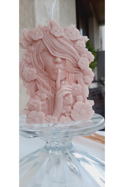 ArtINA esmaraldchic Goddess of Nature scented candle, luxury gifts, handmade from soy wax