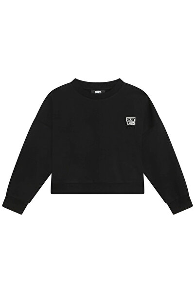 Dkny Girl Sweatshirt D35S98 Black