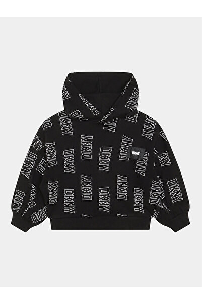 Dkny Girl Sweatshirt D35T13 S Black