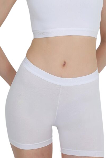 Fanilam 3-Pack Symphony Women's Bamboo Lycra Short Leggings - Non-Sweat Stretchy Breathable Fabric