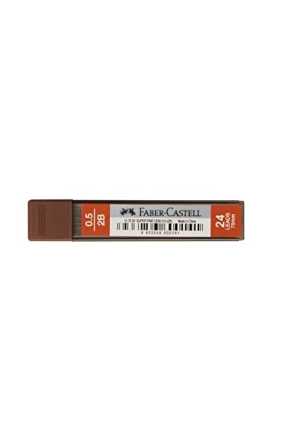 Faber Castell قلم فابر كاستل سوبر فاين مين أسود 0.5 مم 2 ب × 12 قطعة