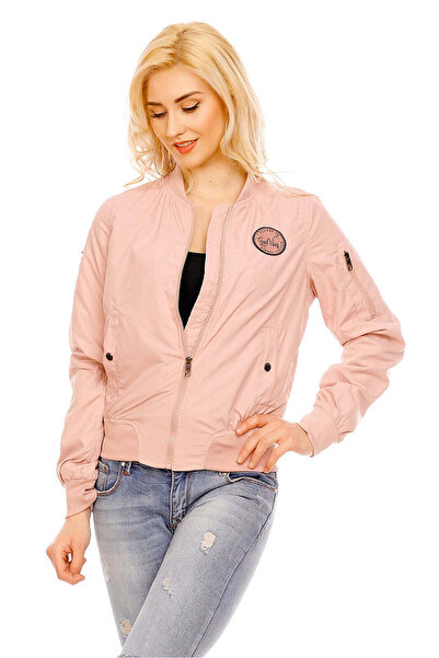 WildFashion Casual μπουφάν με αξεσουάρ και τσέπες στα μανίκια U608-5