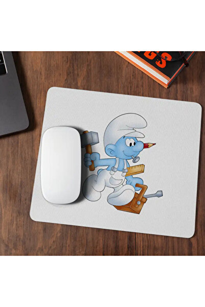 OEM Mousepad Smurfs Carpenter Craftsman Carpenter