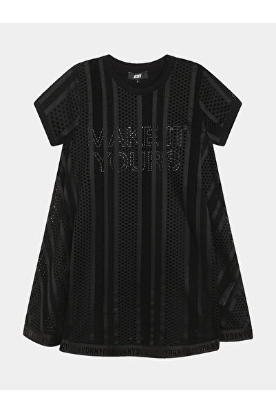 Dkny Rochie de zi cu zi pentru fete D32899 S Multicolor