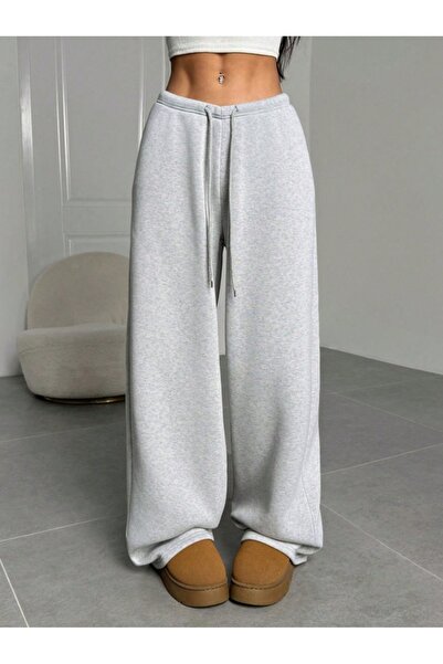 BERYY MODA Kadın Baggy Battal Büyük Beden Spor Giyim Kaliteli Bol Kesim Esnek Rahat Kumaş Eşofman Altı r5