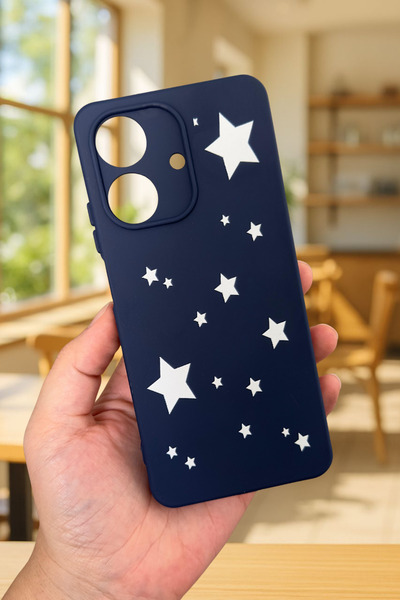 Vip Case REALME NOTE 60 Uyumlu Mini Yıldız Desenli Silikon Darbe Emici Klasik...