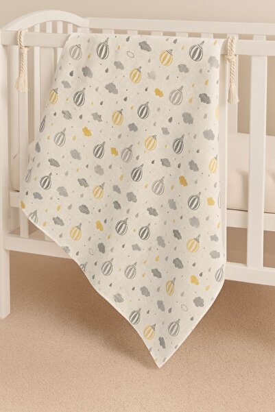 Pico Baby Balloon Patterned Muslin Blanket 100% Cotton 80X80 cm