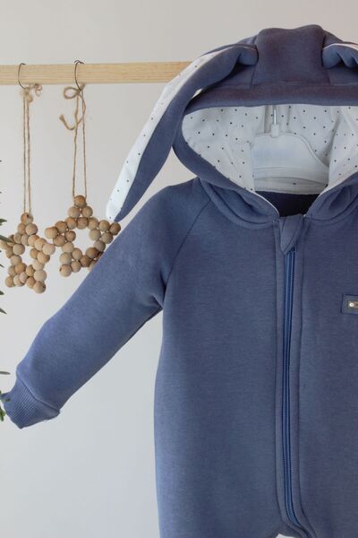 genybaby Unisex Baby Rabbit Eared Unisex Jumpsuit