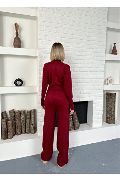 ZF BUTİK Set de tricotaje pentru femei, cu dungi, cu îmbrăcăminte interioară