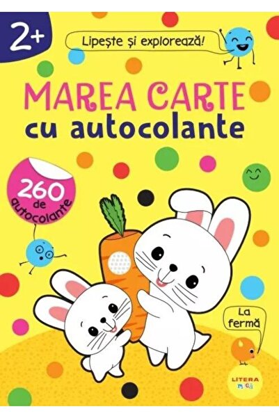 Editura Litera Marea carte cu autocolante (2+)