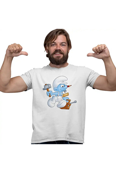 OEM Tricou Barbati Strumfii Tamplar Meserias Dulgher