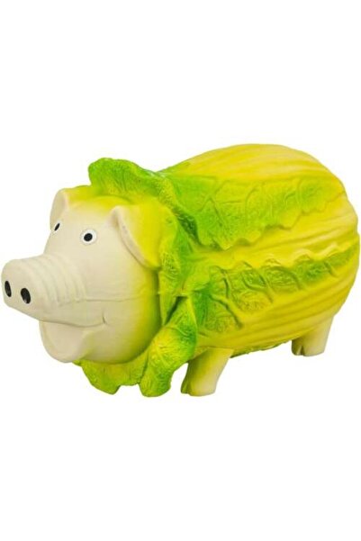 Trixie Jucărie pentru câini, Trixie, Cabbage-Pig, Latex, Cu sunet, 23 cm, Ver...