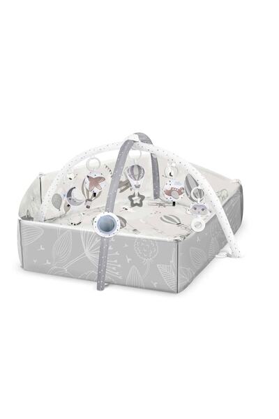 NUKIDO Saltea de activitati si spatiu de joaca , 7 jucarii multifunctionale, ...