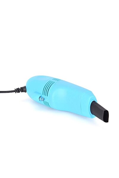 dalimag Mini vacuum cleaner, USB slots, laptop, brush, 1 L, 14 x 4 x 4 cm, turquoise
