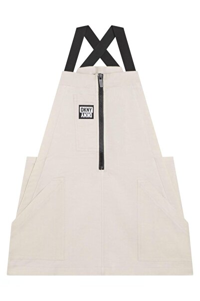 Dkny Girls Casual Dress D32870 White