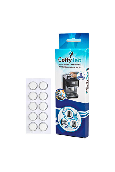 Coffytab Kahve Makinesi Temizleme Tableti 10 Adet (20 gr.)