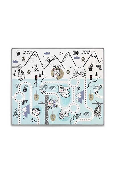 NUKIDO Covoras pliabil din spuma , 2 fete, usor de curatat, durabil, rulat, a...