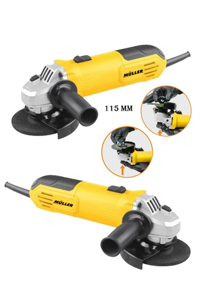 Pro Müller Alman 800 W Bakır Sargı 115 Mm Spiral Avuç Içi Kesme Ve Taşlama Ma...