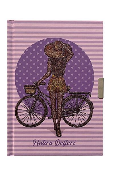 TREND16 Desenli Kilitli Anahtarlı Hatıra Defteri