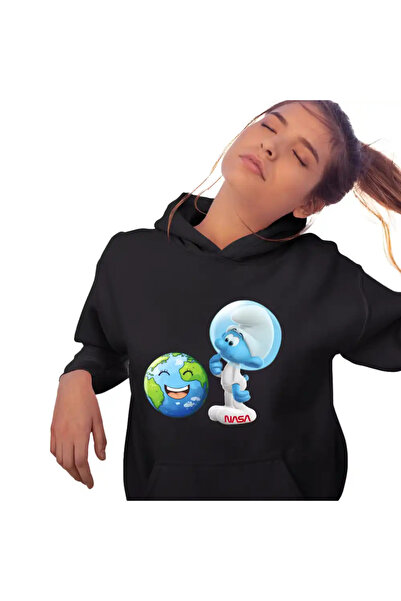 OEM Hanorac Femei Strumfii Astronautul Spatiu