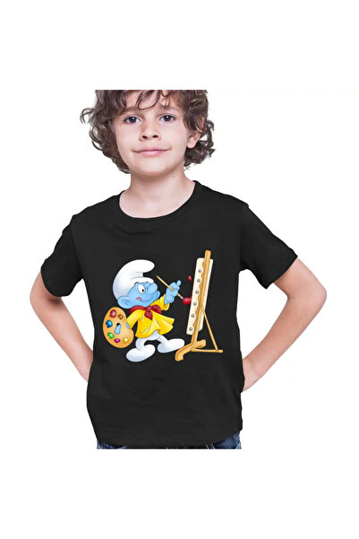 OEM Tricou Copii Baieti Strumf Pictor