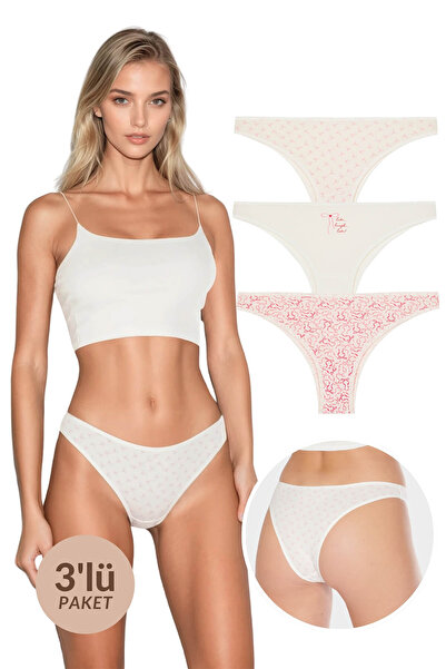Berrak 11852 Kadın 3lü Brazilian Külot